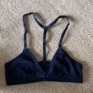 Plunging aerie bralette